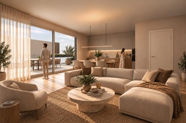 RESIDENZE ELEGANTIA | TRICAMERE CON LOGGIA E BALCONE